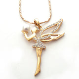 Rhinestone Fairy Necklace