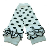 Wrapables Polka Dots & Ruffles Baby Leg Warmers