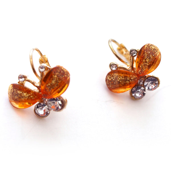 Wrapables Crystal Butterfly Earrings