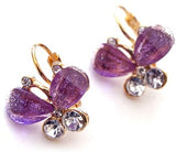 Wrapables Crystal Butterfly Earrings
