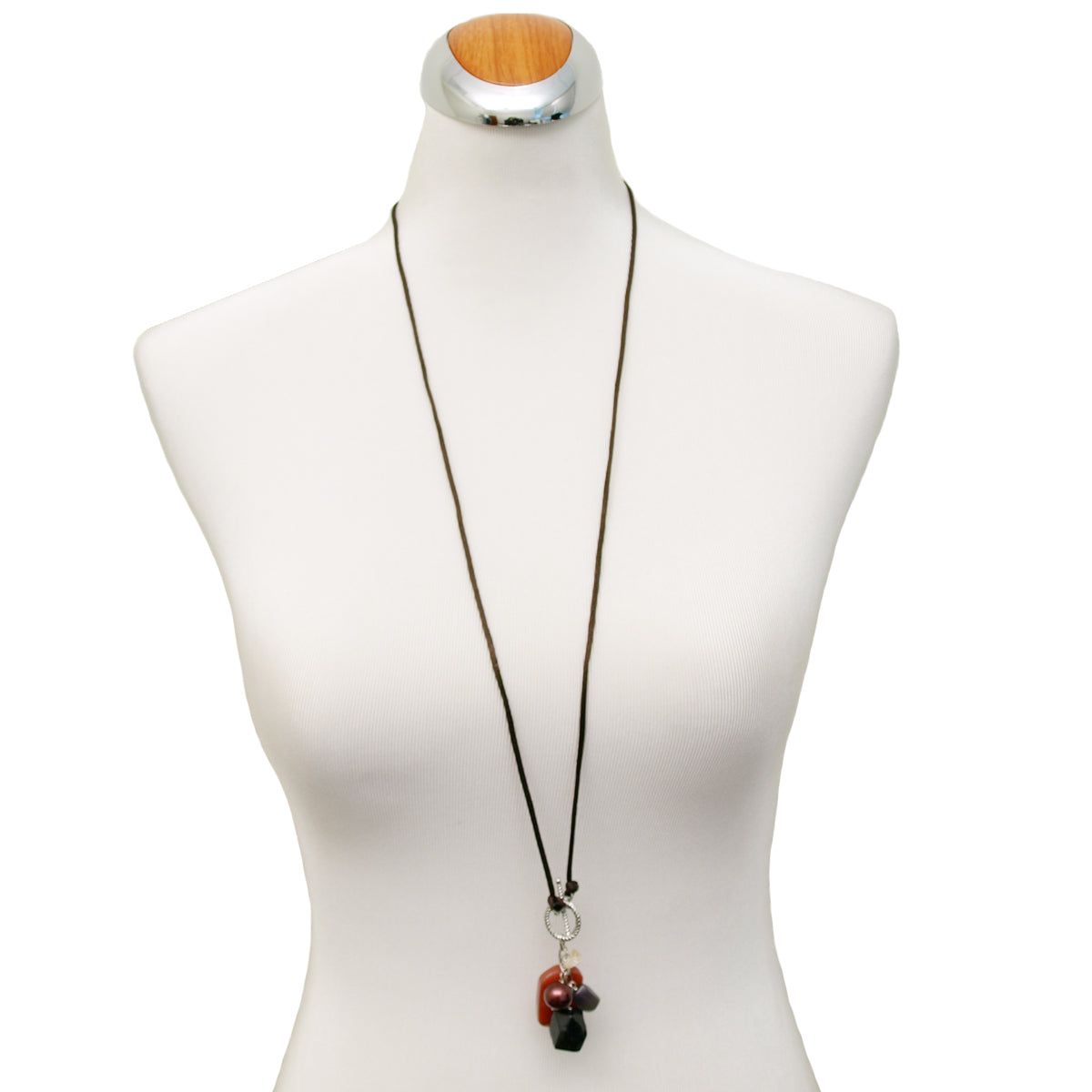 Gemstone Charm Pendant Necklace