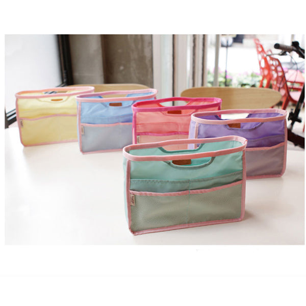 Customizable Felt Tote Bag Organizer, Purse Insert (Water Bottle Holder &  Zip Pocket & Detachable Pouch) - JennyKrafts