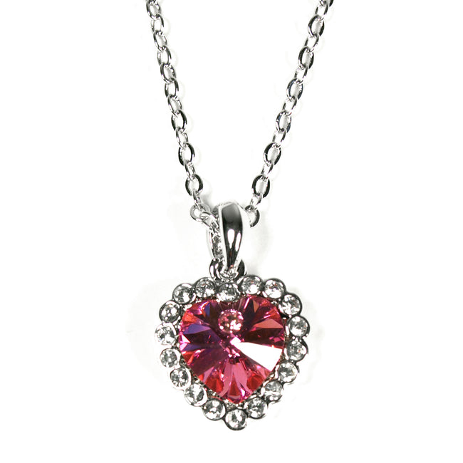 Forever Yours Heart Shaped Crystal Necklace