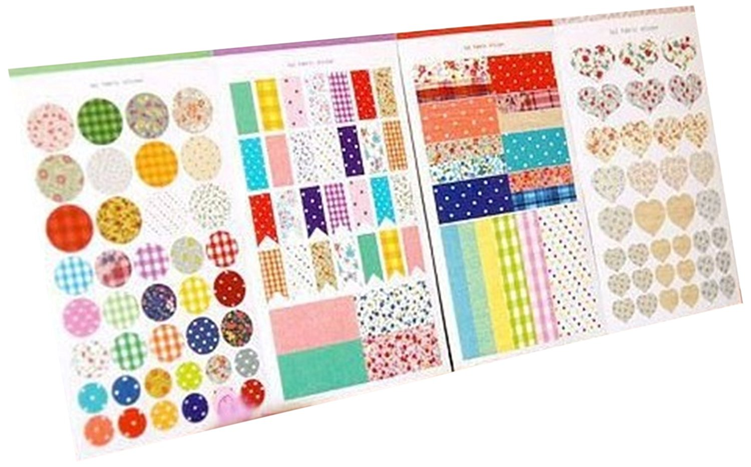 Decorative Fabric Pattern Sticker Set