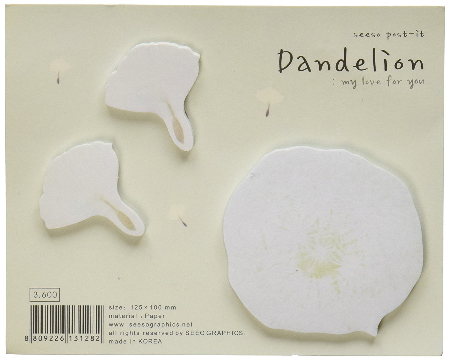 Dandelion Sticky Notes Dandelion Sticky Notes – Wrapables