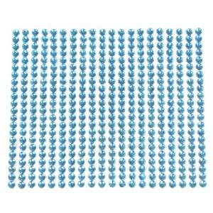 Wrapables Light Blue Crystal Diamond Sticker 4mm Adhesive Rhinestones, 846 pieces
