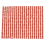 Wrapables Red Crystal Diamond Sticker Adhesive Rhinestones, 846 pieces