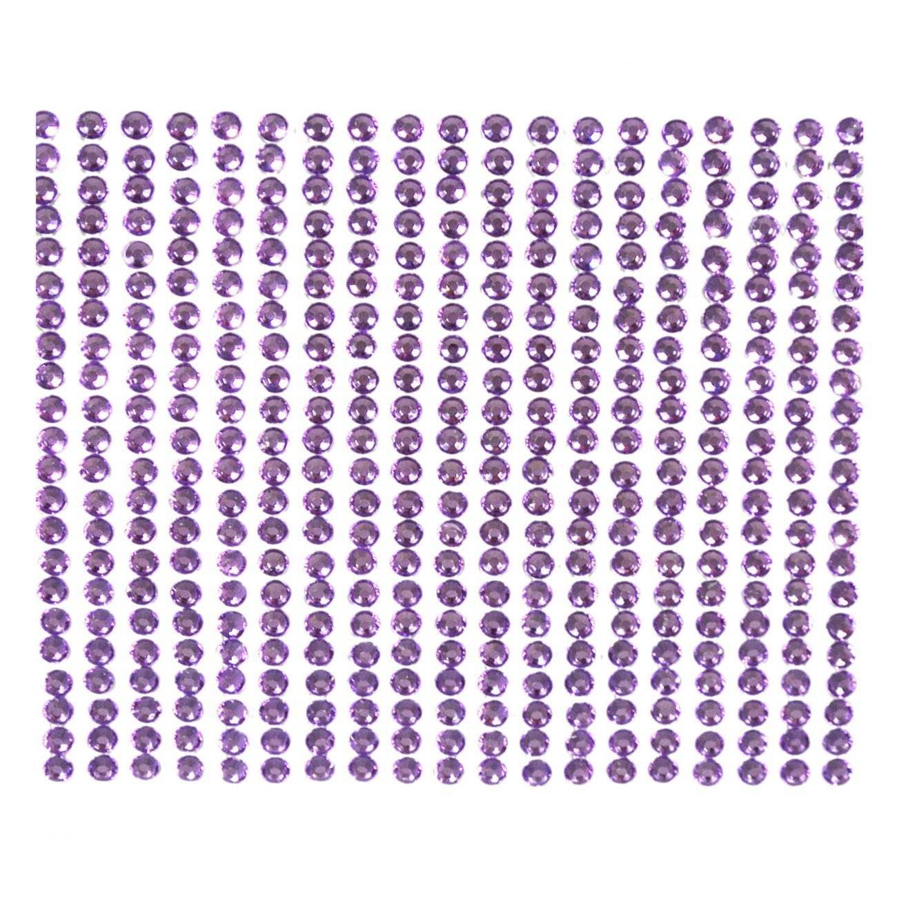 Wrapables Purple Crystal Diamond Sticker 4mm Adhesive Rhinestones, 846 pieces