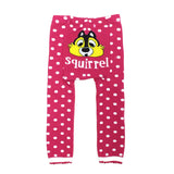 Wrapables Baby & Toddler Busha Leggings, Squirrel and Polka Dots