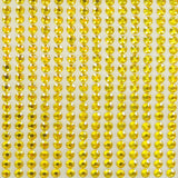 Wrapables Yellow Crystal Diamond Sticker 4mm Adhesive Rhinestones, 990 pieces