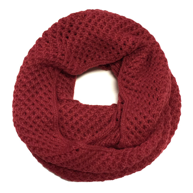 Wrapables Soft Winter Warm Scarf, Burgundy_1