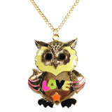 Wrapables Big Love Owl Necklace