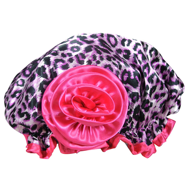 Wrapables Stylish Satin Shower Cap