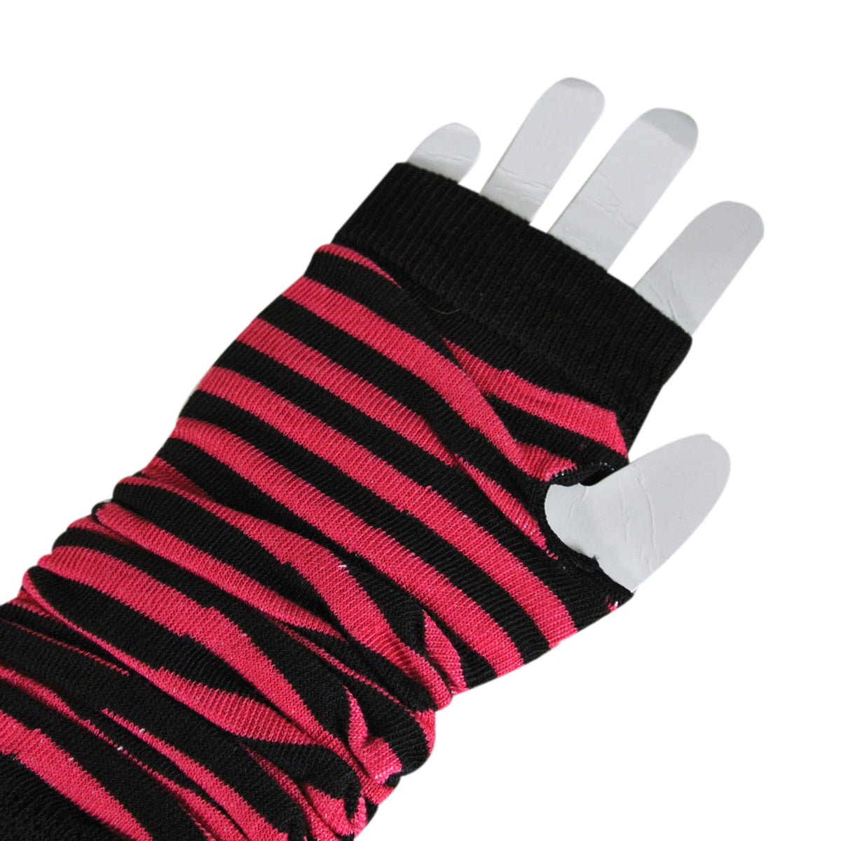 Wrapables Striped Arm Warmers