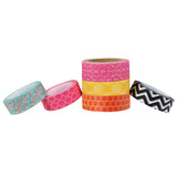 Wrapables Japanese Washi Masking Tape Collection, Premium Value Pack (Set of 6)