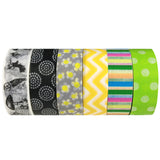 Wrapables Japanese Washi Masking Tape Collection, Premium Value Pack (Set of 6)