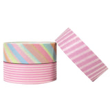 Wrapables Basic Pink Japanese Washi Masking Tape (Set of 3)