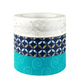 Wrapables Cool Tones Japanese Washi Masking Tape (Set of 3)