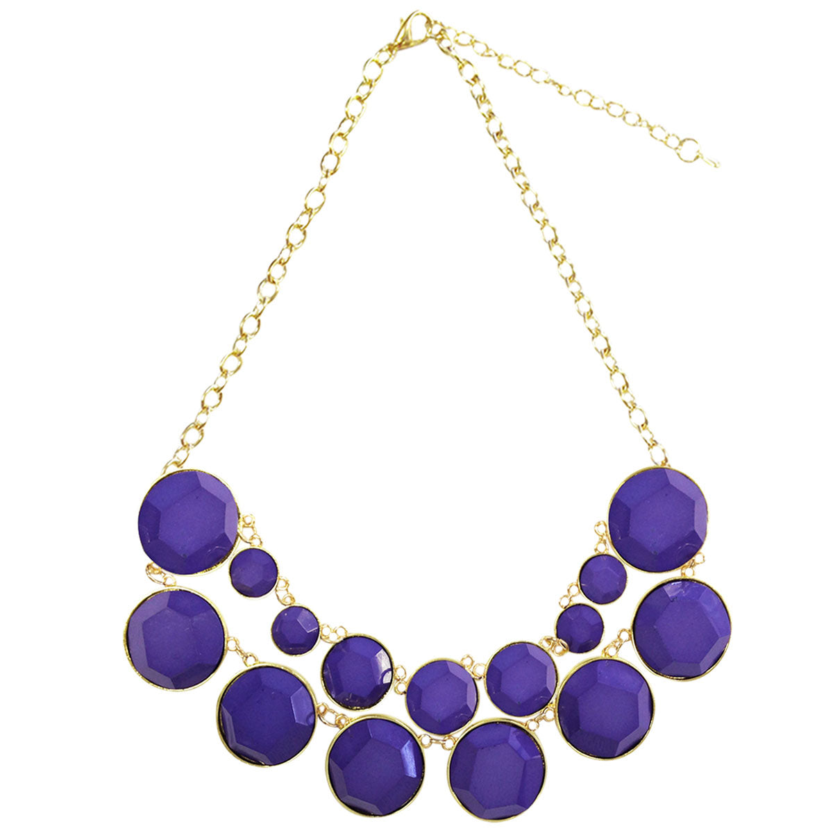 Wrapables Designer Inspired Double Layer Bubble Necklace