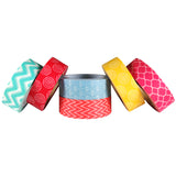 Wrapables Japanese Washi Masking Tape Collection, Premium Value Pack (Set of 6)