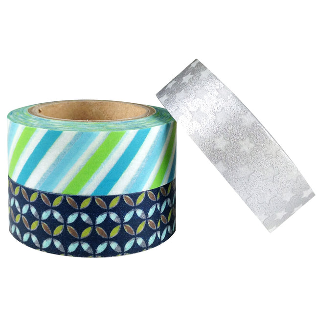 Stars & Stripes Japanese Washi Masking Tape (Set of 3)