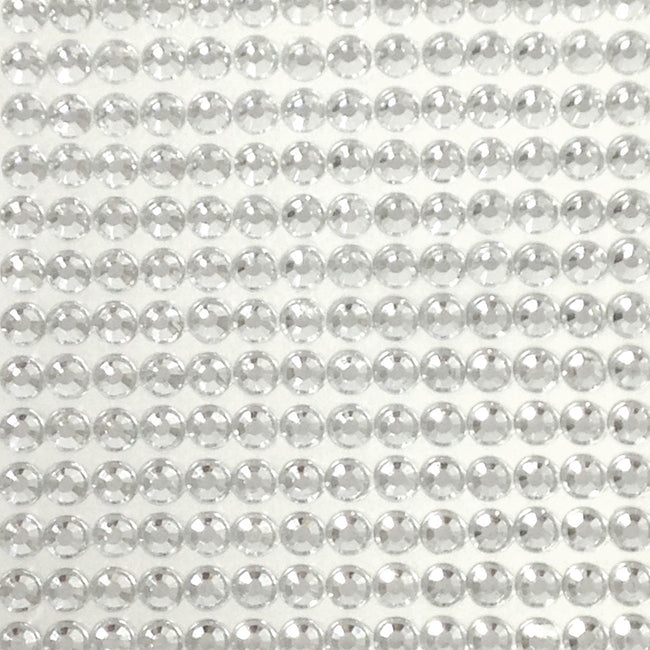 Wrapables 6mm Crystal Diamond Adhesive Rhinestones, 500 pieces