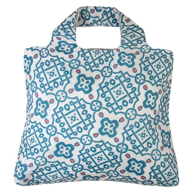 Envirosax Blue Mosaic Sunkissed Reusable Shopping Bag