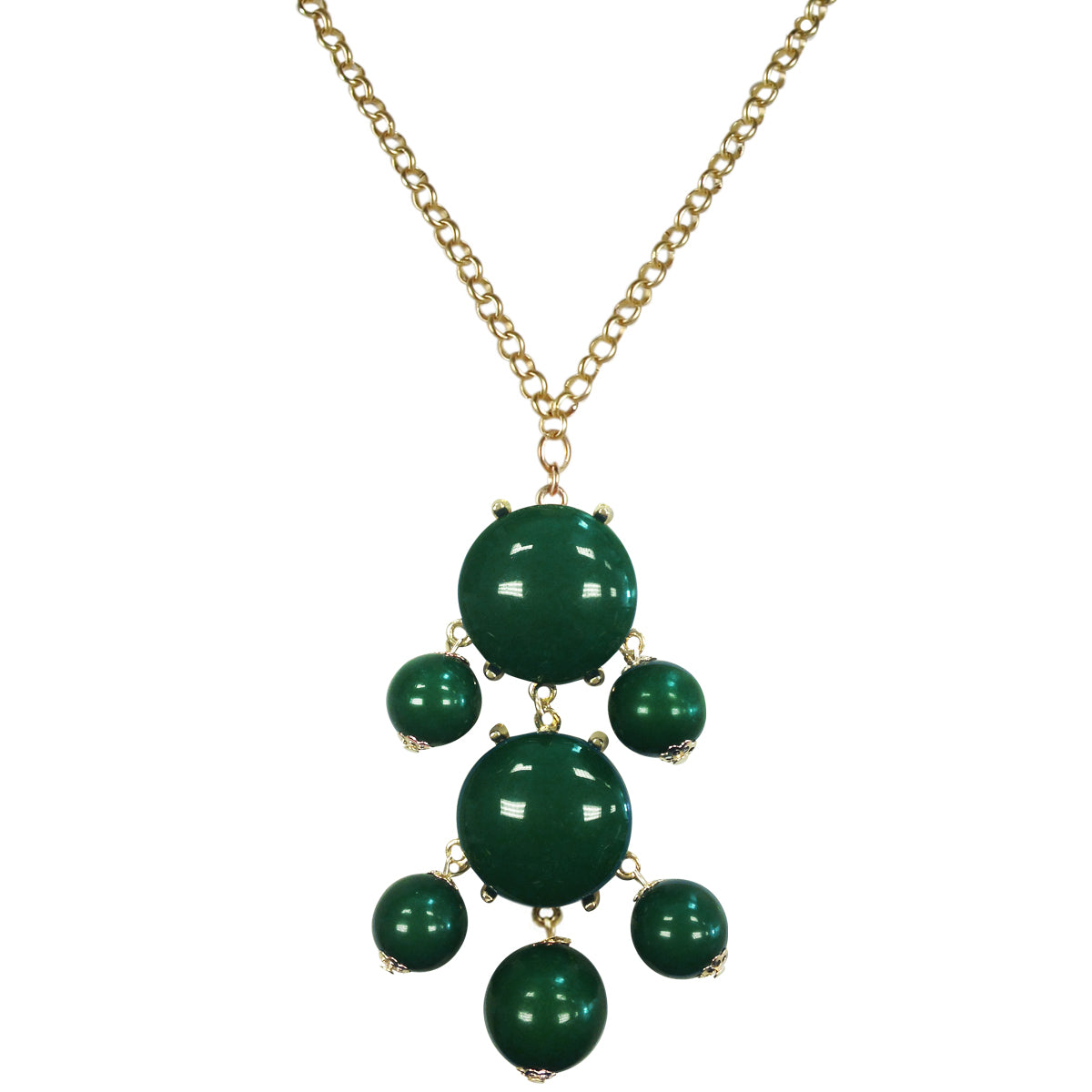 Wrapables Beaded Bubble Pendant Necklace