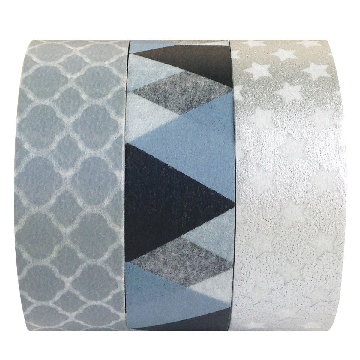 Silver Lining Japanese Washi Masking Tape (Set of 3)
