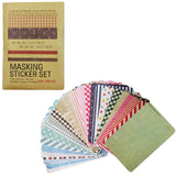 Wrapables Decorative Patterns Masking Sticker Set