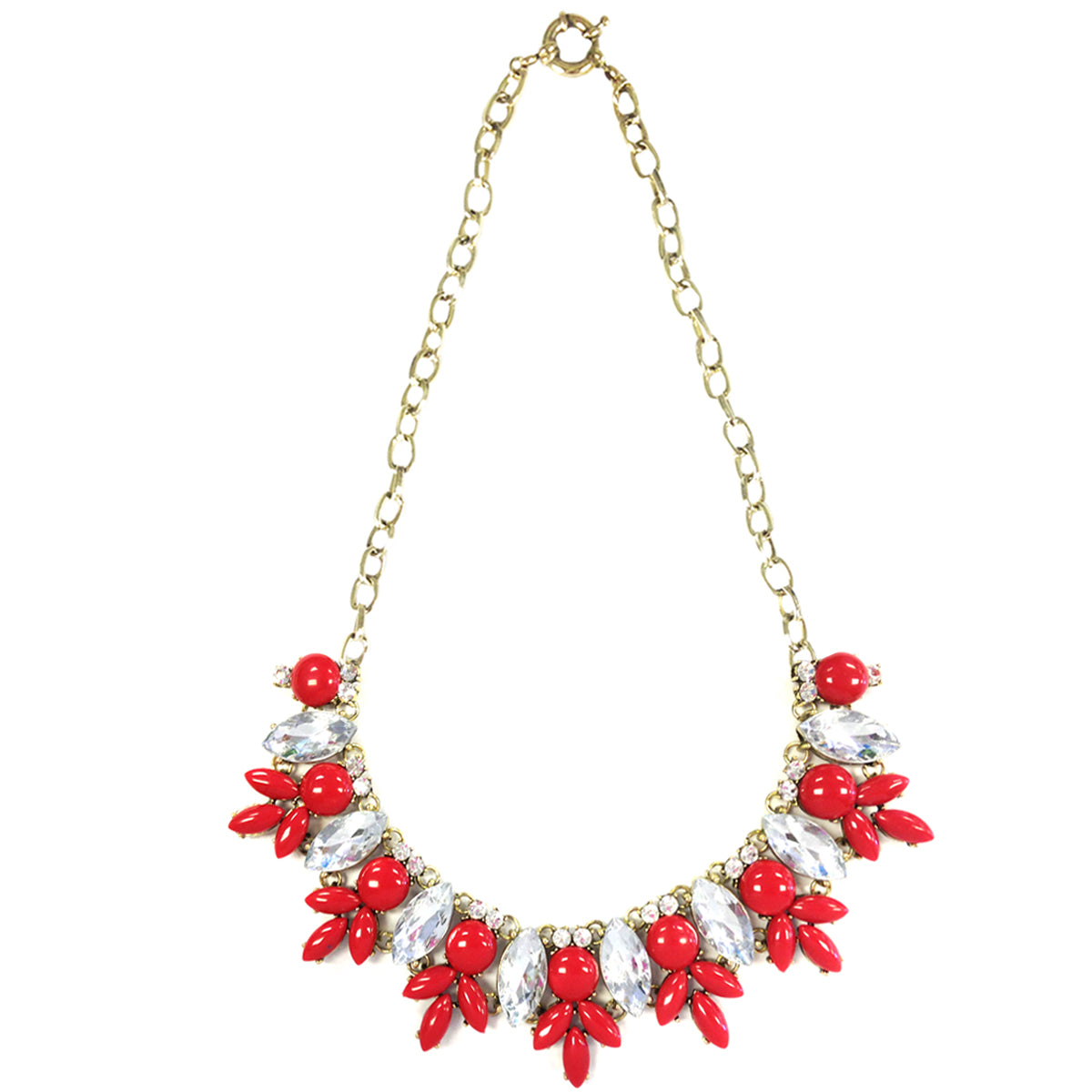 Wrapables Yasmine Petals Statement Necklace Bib Necklace