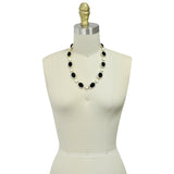 Wrapables Vibrant Cabochon and Crystal Necklace