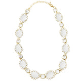 Wrapables Vibrant Cabochon and Crystal Necklace