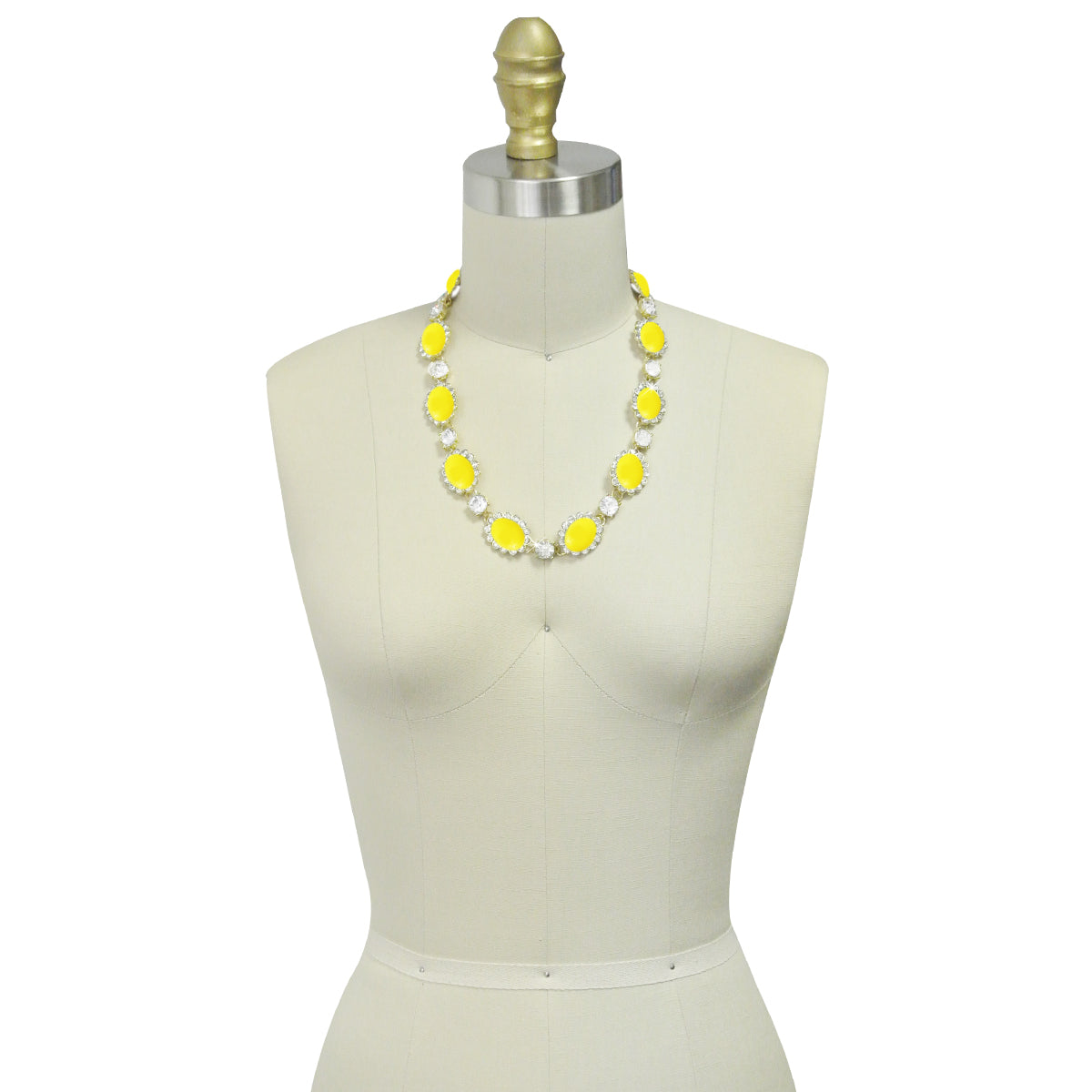 Wrapables Vibrant Cabochon and Crystal Necklace