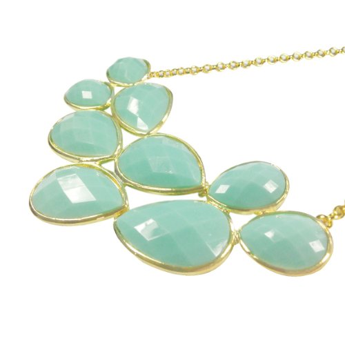 Wrapables Drop Shape Bubble Statement Necklace