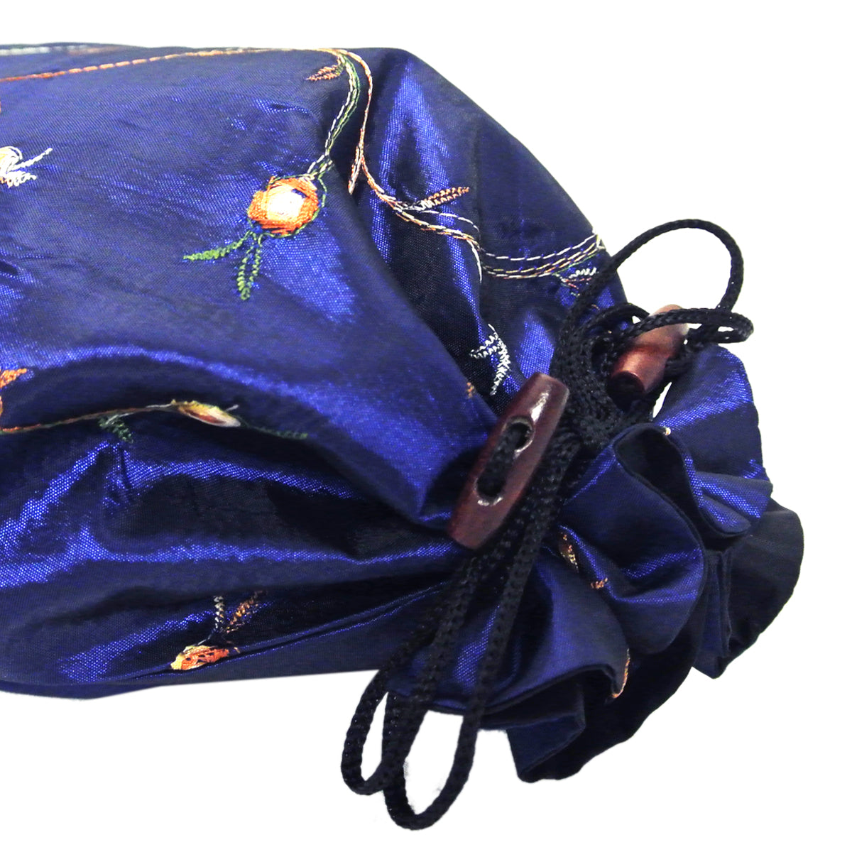 Wrapables Beautiful Embroidered Silk Travel Bag for Lingerie & Shoes