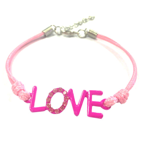 Pink Rose Quartz Cluster Bracelet, 7 inches