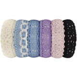 Colorful Decorative Lace Tape Collection (set of 6)