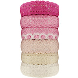 Colorful Decorative Lace Tape Collection (set of 6)