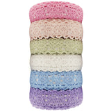 Colorful Decorative Lace Tape Collection (set of 6)