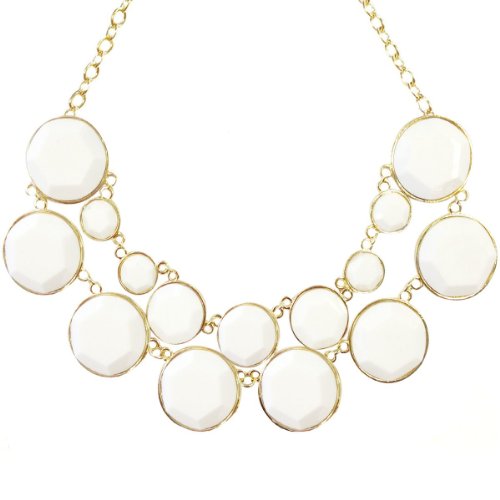 Wrapables Designer Inspired Double Layer Bubble Necklace