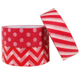 Wrapables Ravishing Red Japanese Washi Masking Tape (Set of 3)