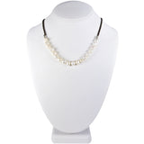 String of Faux Pearls Necklace