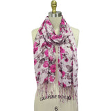 Wrapables Viscose Floral Print Scarf