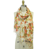 Wrapables Viscose Floral Print Scarf