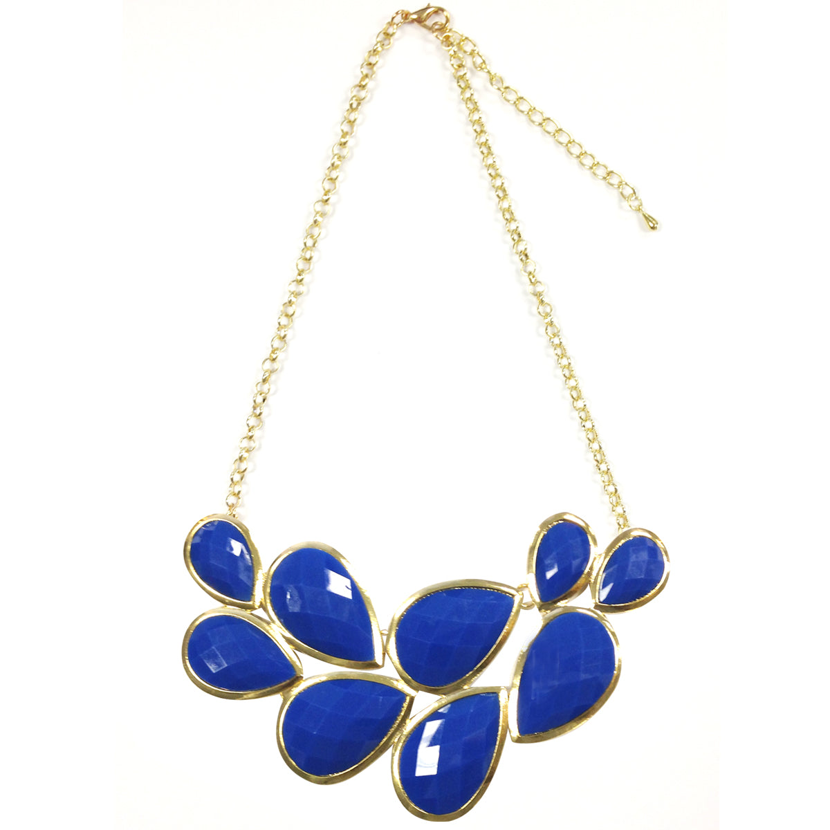 Wrapables Drop Shape Bubble Statement Necklace