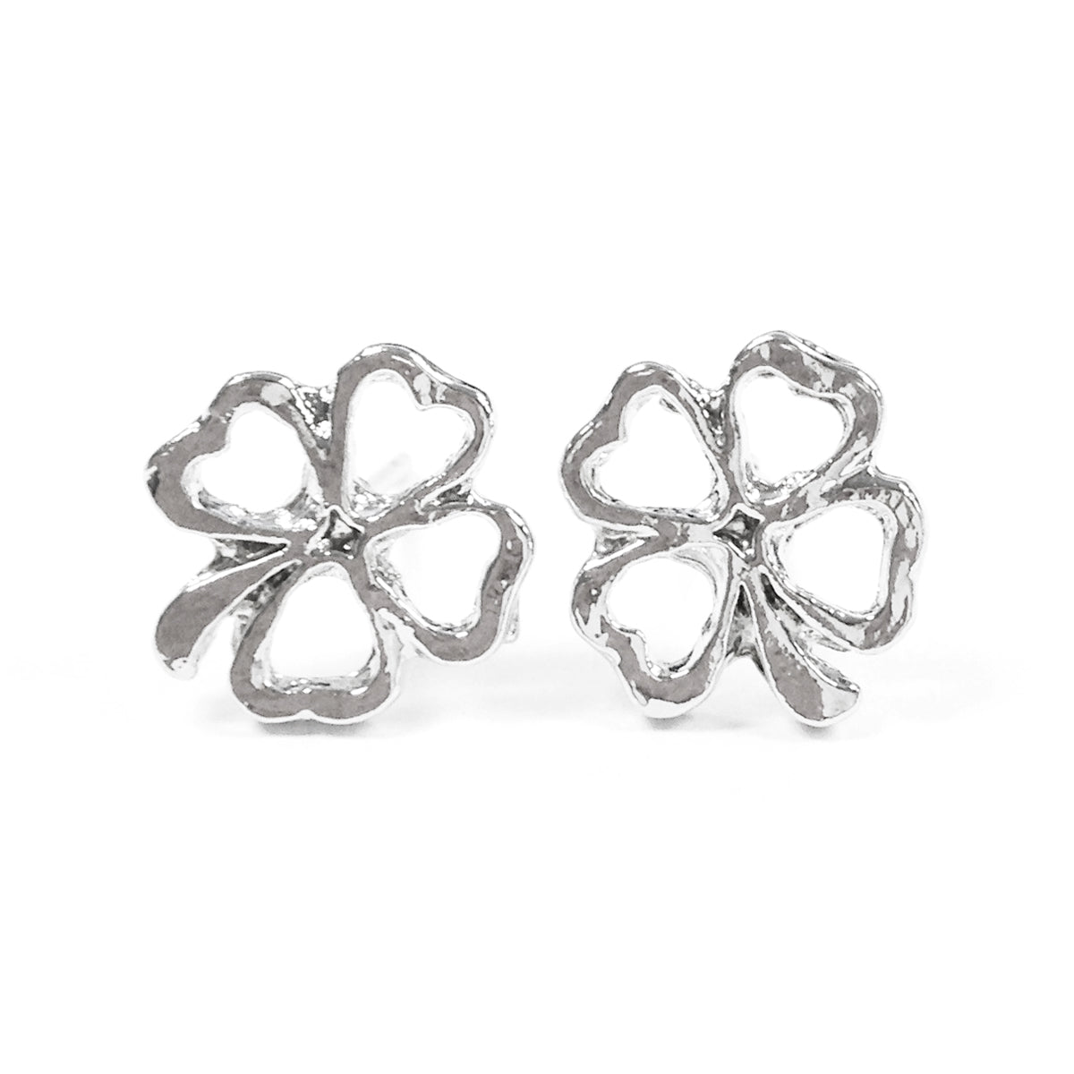 Wrapables Four Leaf Clover Stud Earring