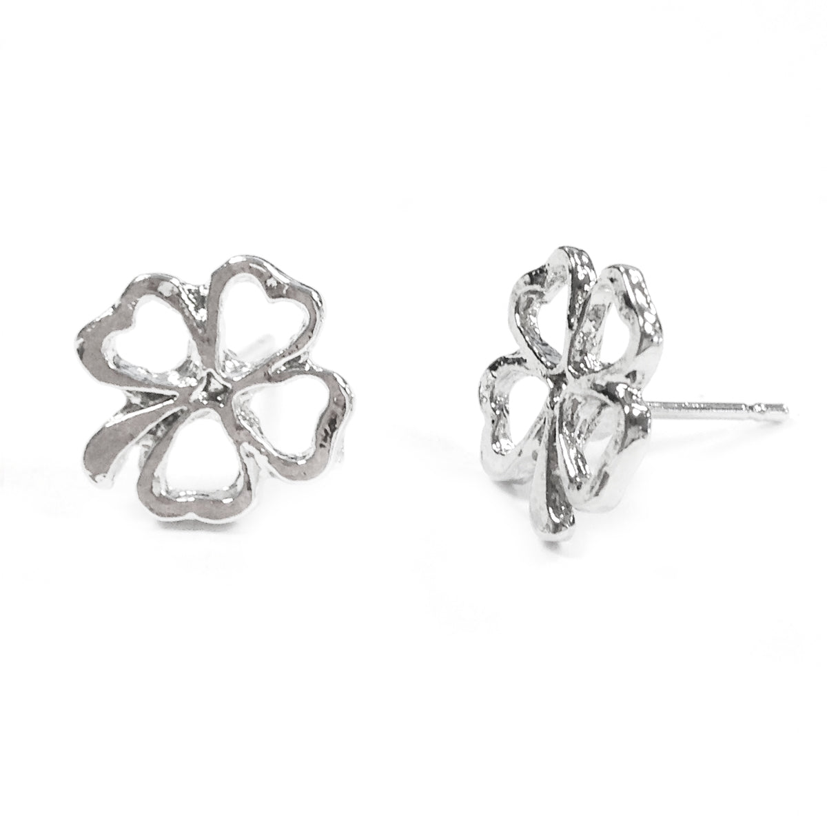 Wrapables Four Leaf Clover Stud Earring
