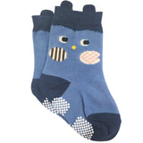 Wrapables Peek A Boo Animal Non-Skid Toddler Socks (Set of 3)