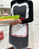 Wrapables Retro 50's Polka Dot Apron